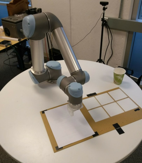 corner view of robot